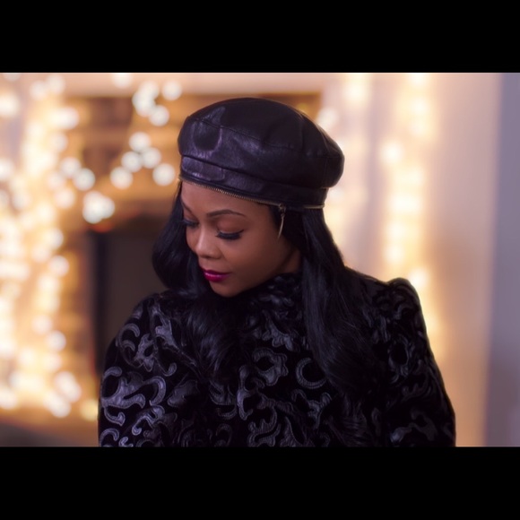 New Minimalist Vegan PU Leather Zipper detachable beret painters All season - Picture 11 of 16